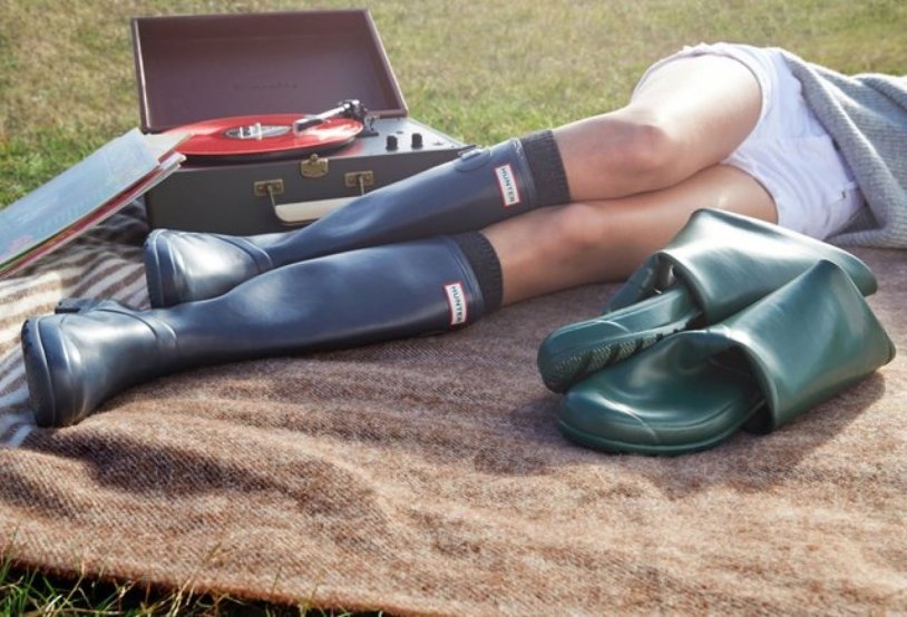 Sexy in rubber boots