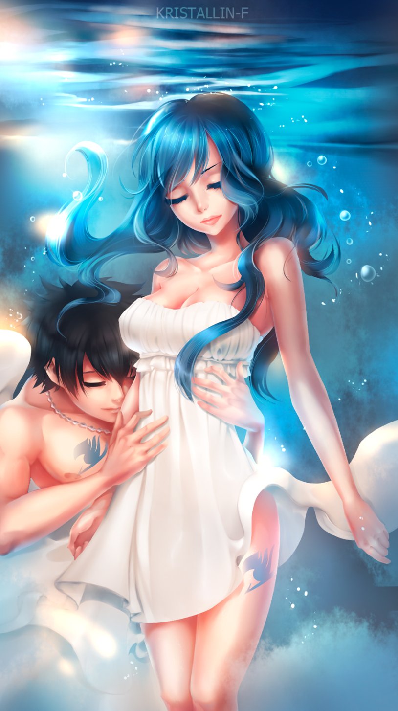 Rain in a wedding dress 3D art