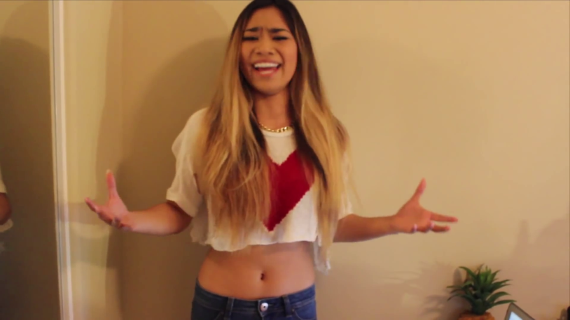 Denise Milan in a restaurant