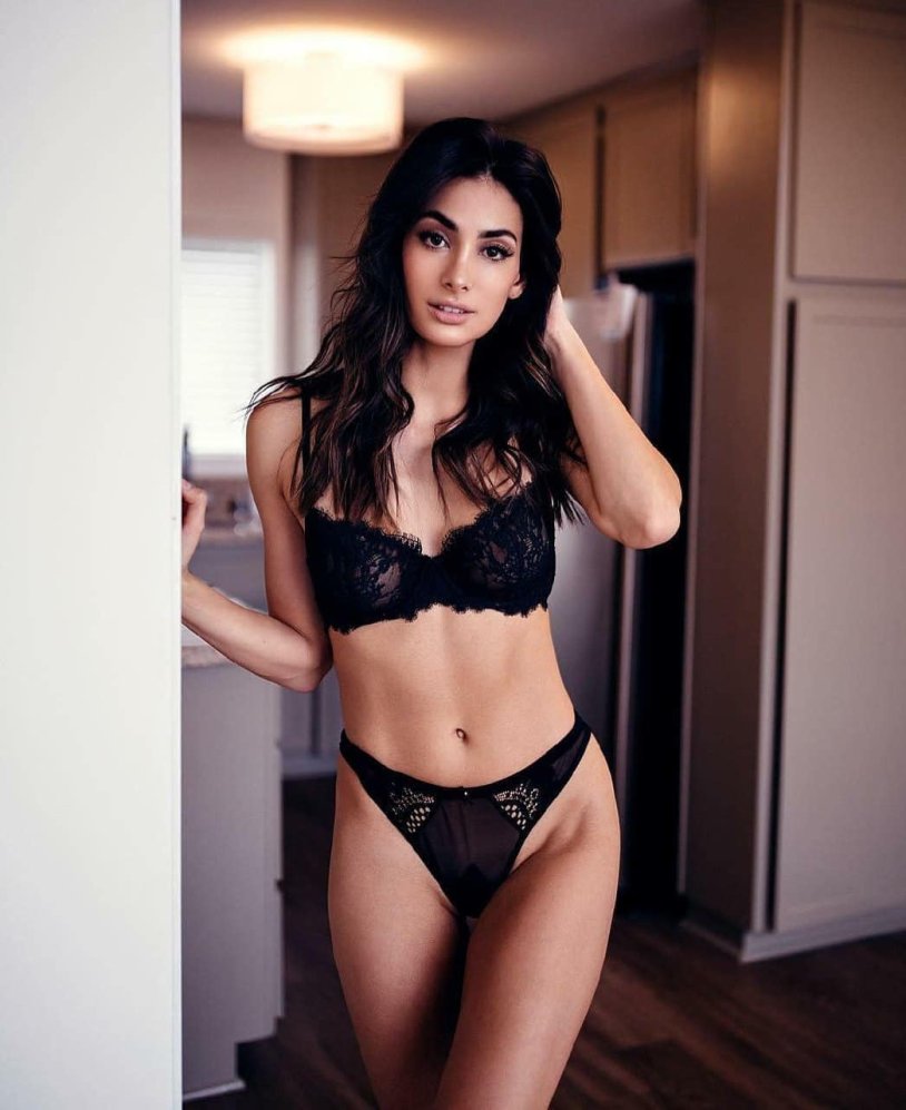 Olga Orlova in a swimsuit 2020