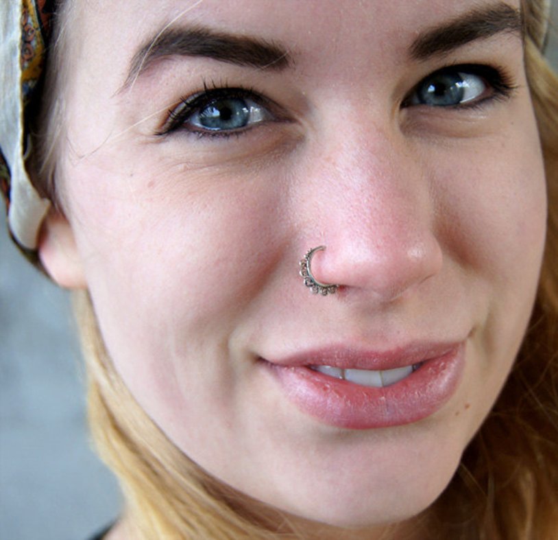 Septum piercing