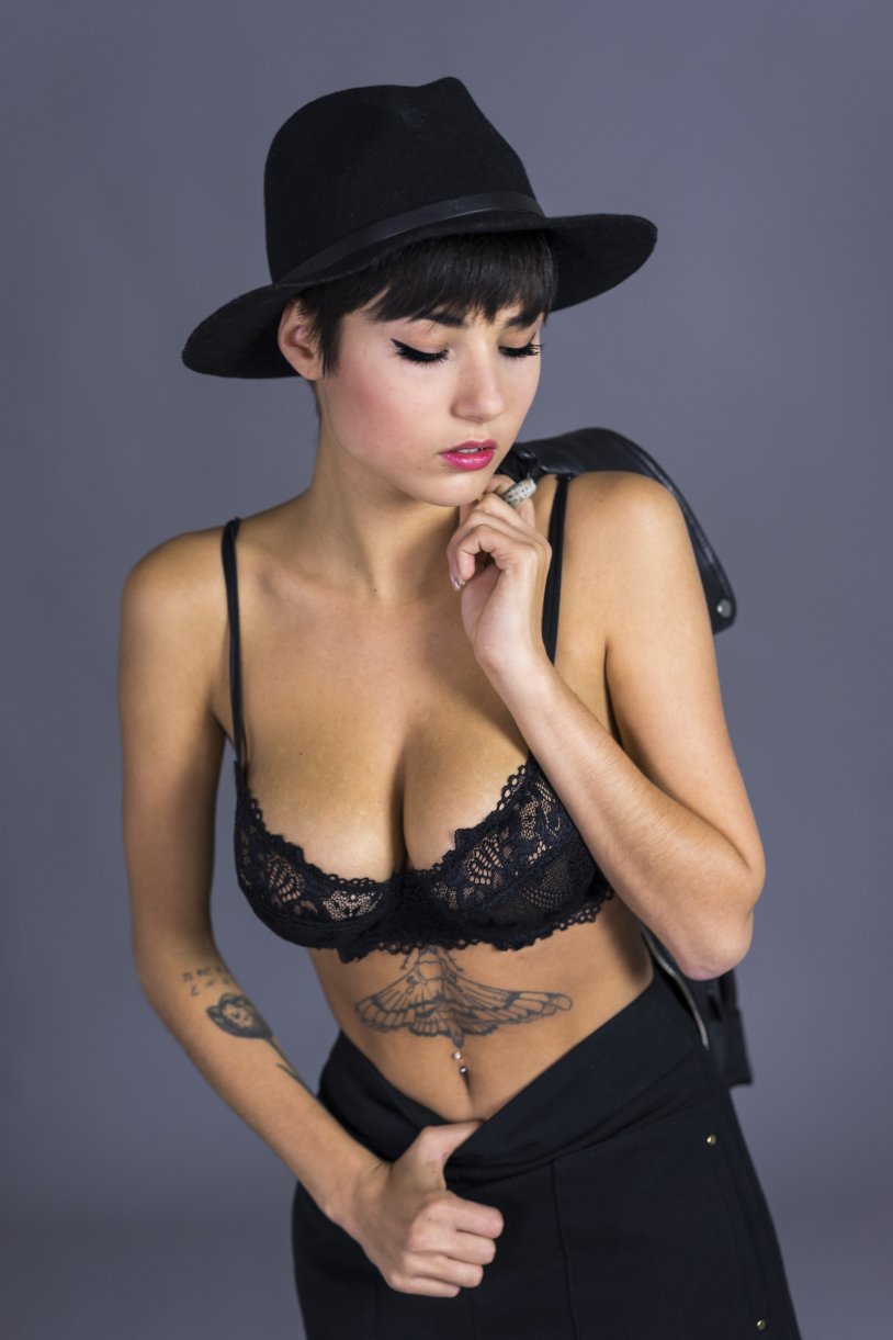 The fashion model Georgia Soleri