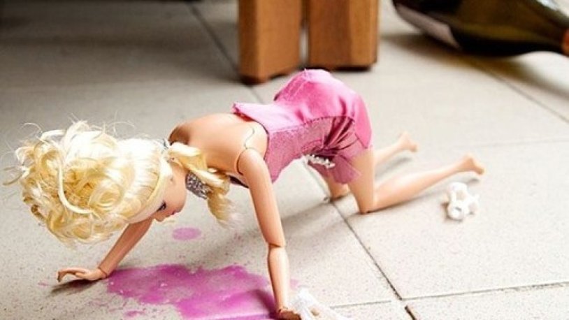 Drunk doll Barbie