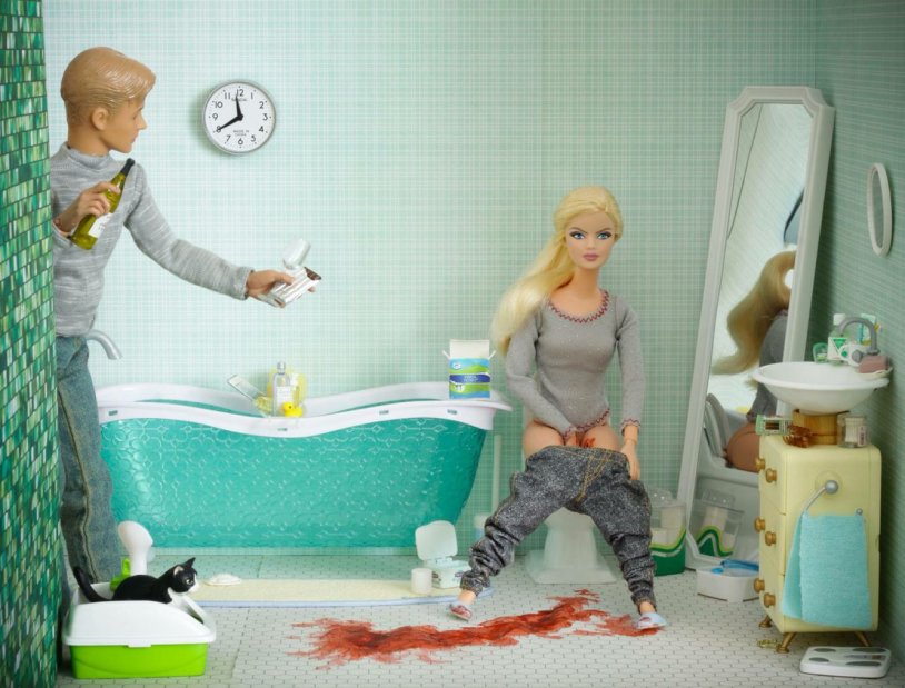 Mariel Clayton is the secret life of Barbie dolls