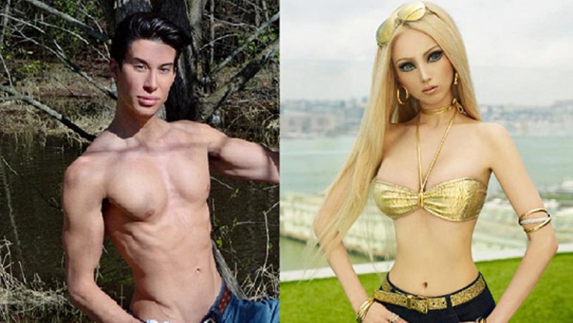 Valeria Lukyanova and Ken