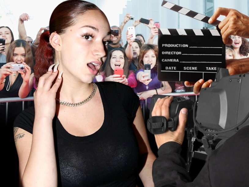 Bad Bhabie in a swimsuit