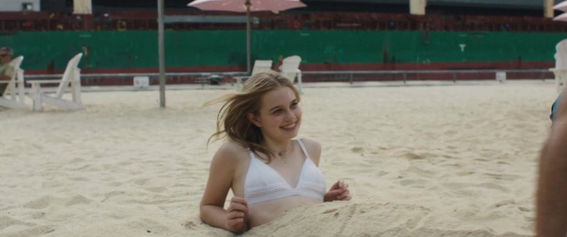 Angury Rice in a swimsuit