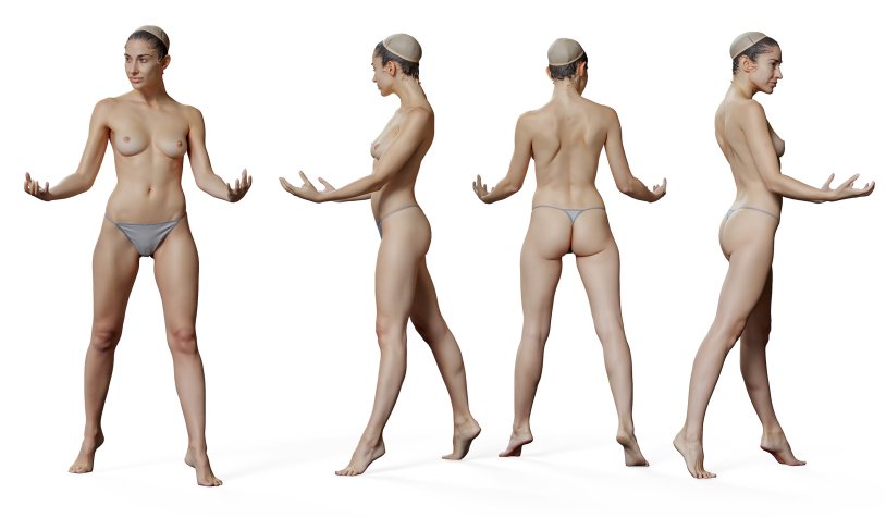 Female Anatomy for Artist Model Naked