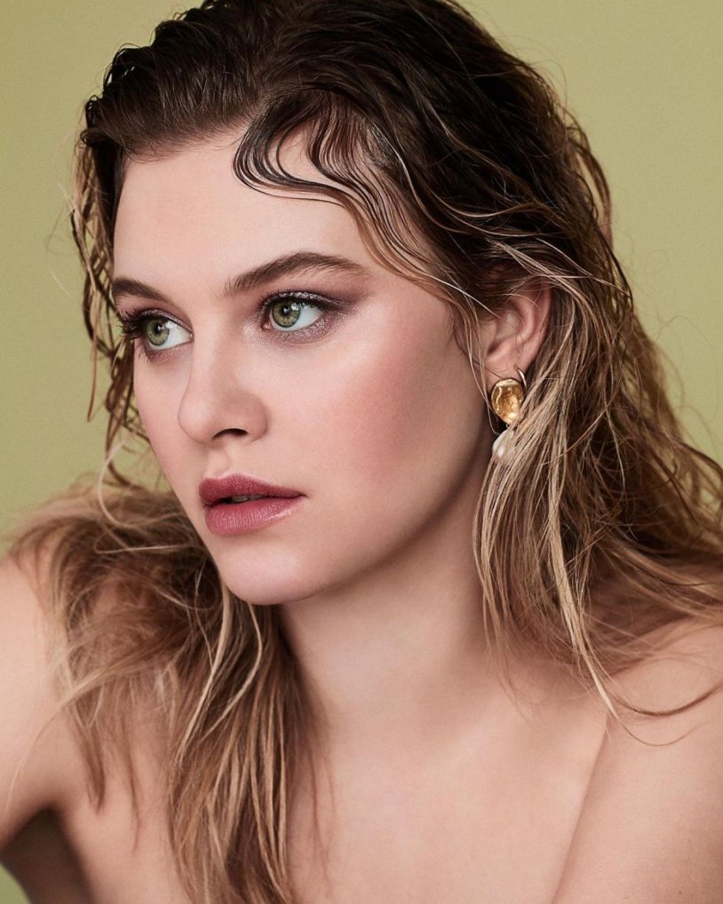 Tiera Skovbye in a swimsuit