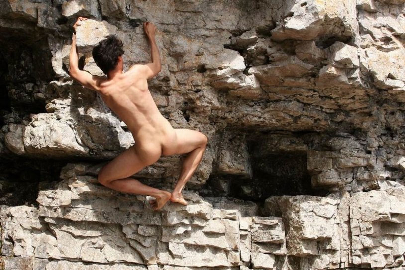 Beautiful girls in the mountains of nude