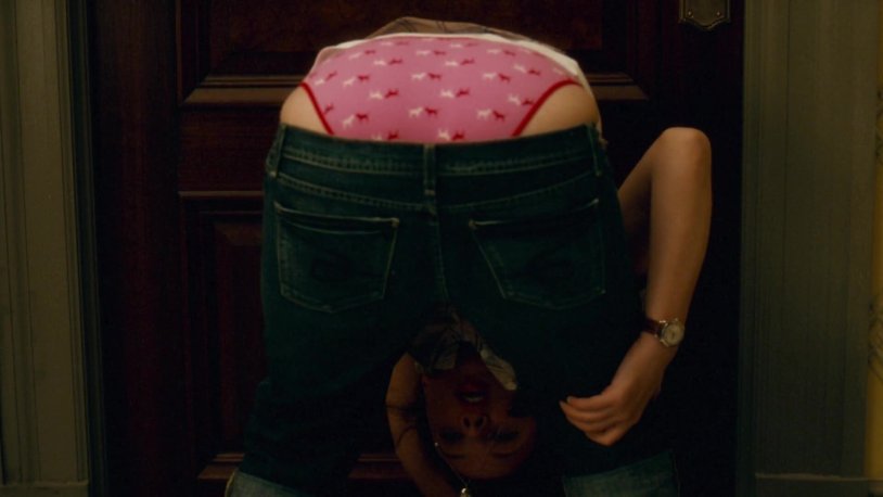 Scarlett Johansson in underwear in the film