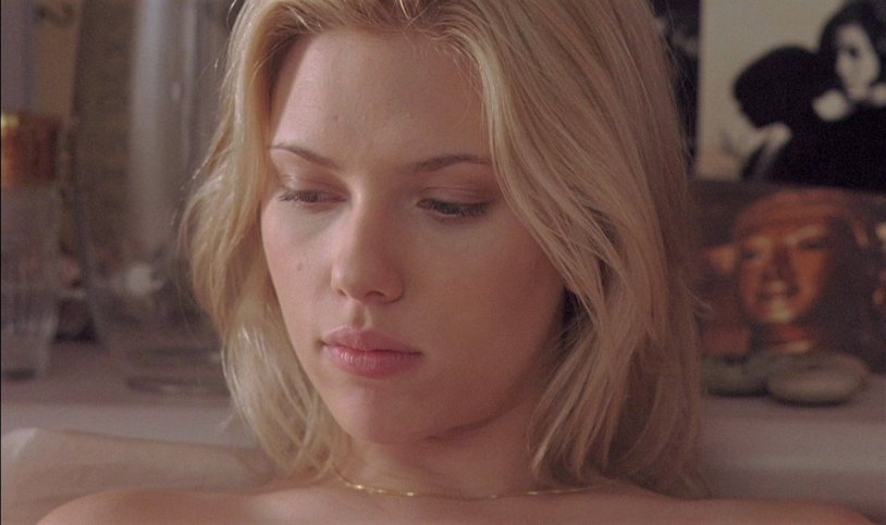 Island 2005 Scarlett Johansson bed stage
