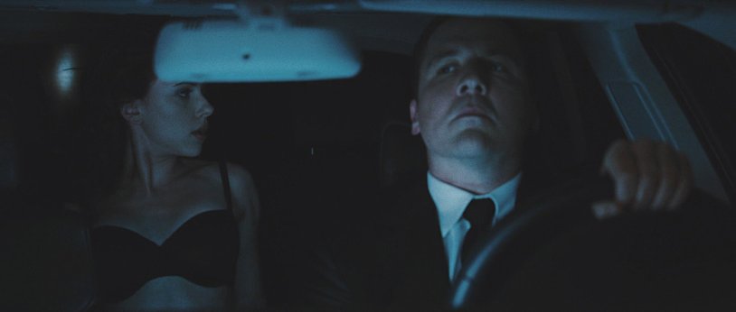 Scarlett Johansson Iron Man 2 in the car