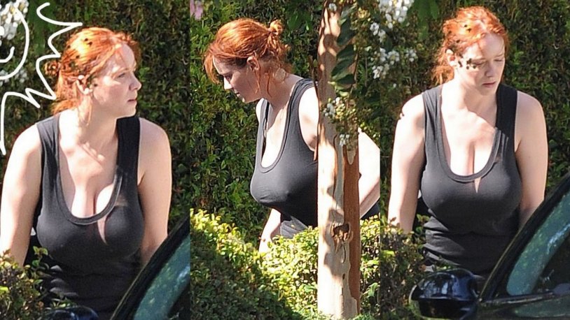 Christina Hendricks in bikini