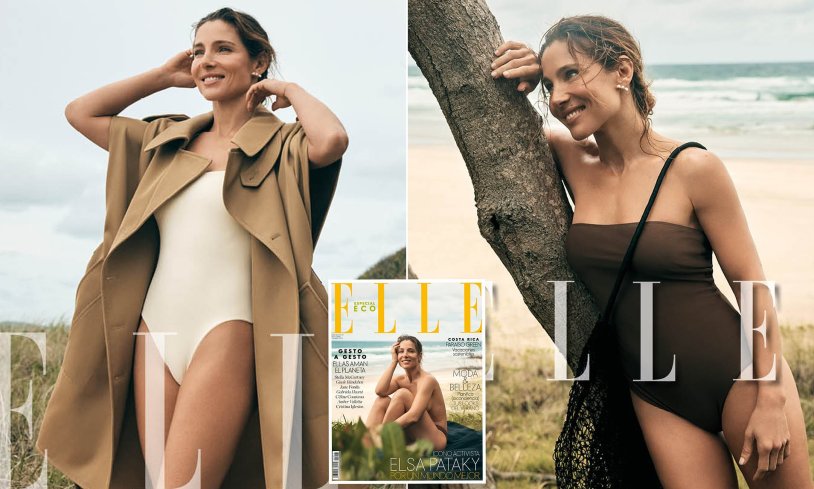 Elsa Pataki is completely naked