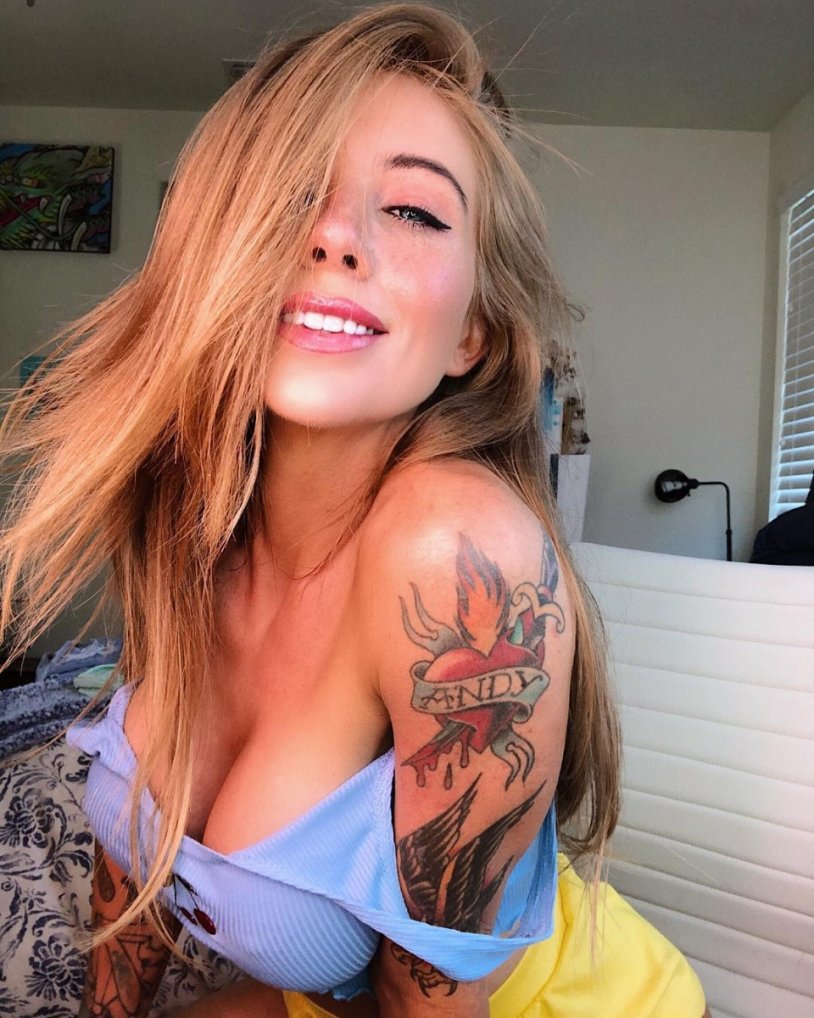 Sexy Kitty Coconate in a swimsuit