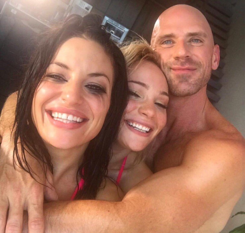 Johnny Sins and a little actress