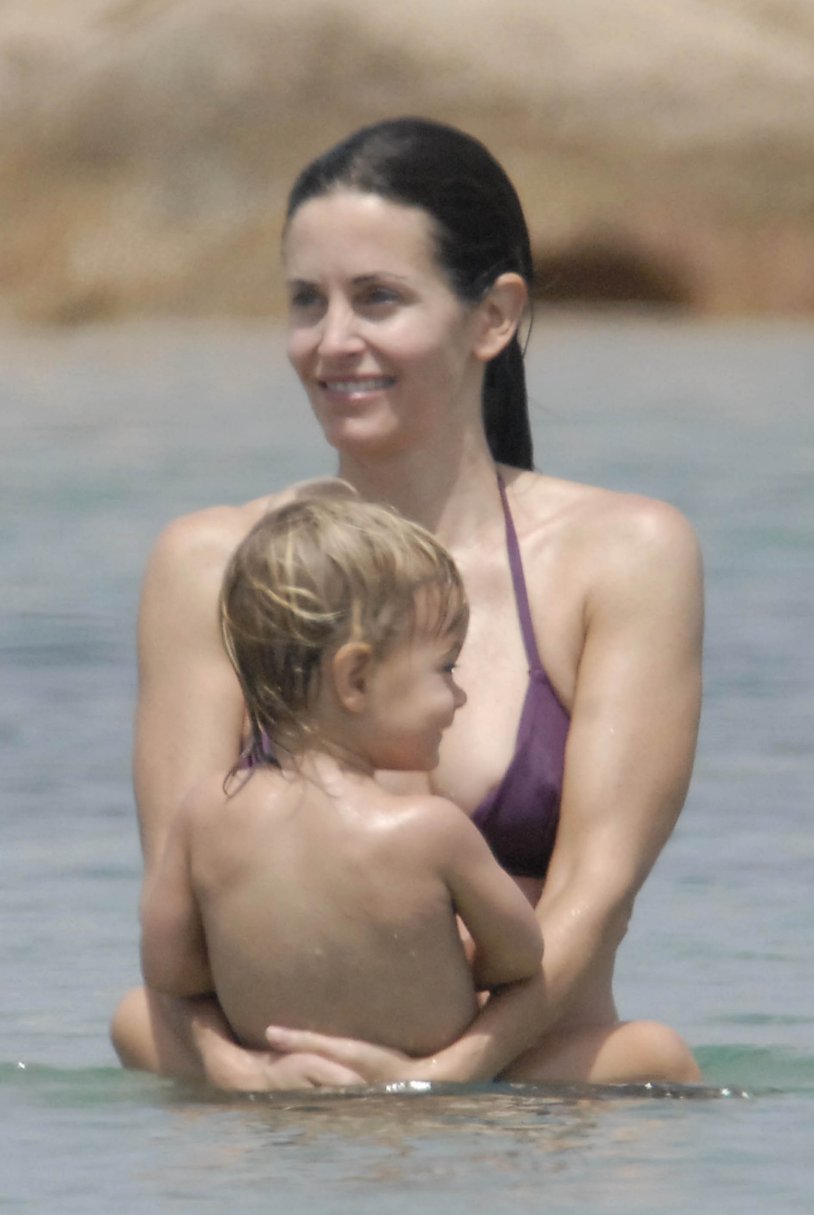 Courtney Cox in the underwear shots