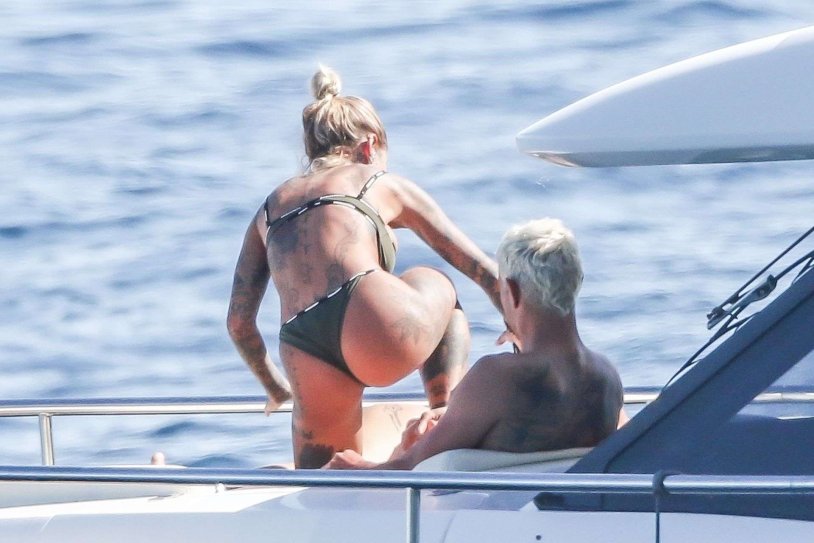 Theo Ernandez on a yacht