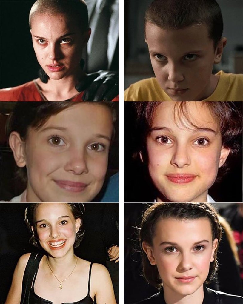 Millie Bobby Brown and Portman