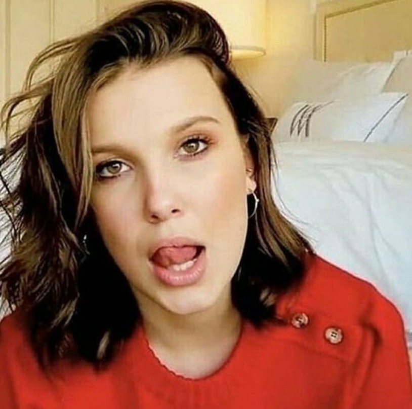 Millie Bobby Brown Tongue