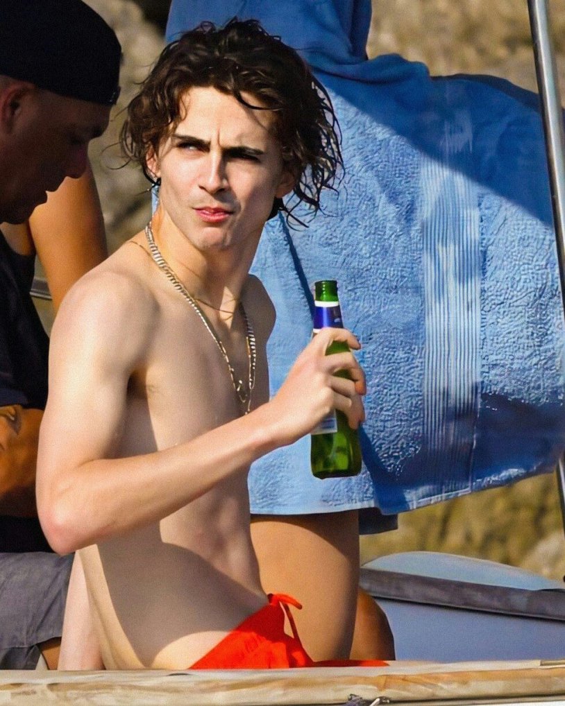 Timothy Shalame and Army Hammer in the film “Tell me with your name”, 2017