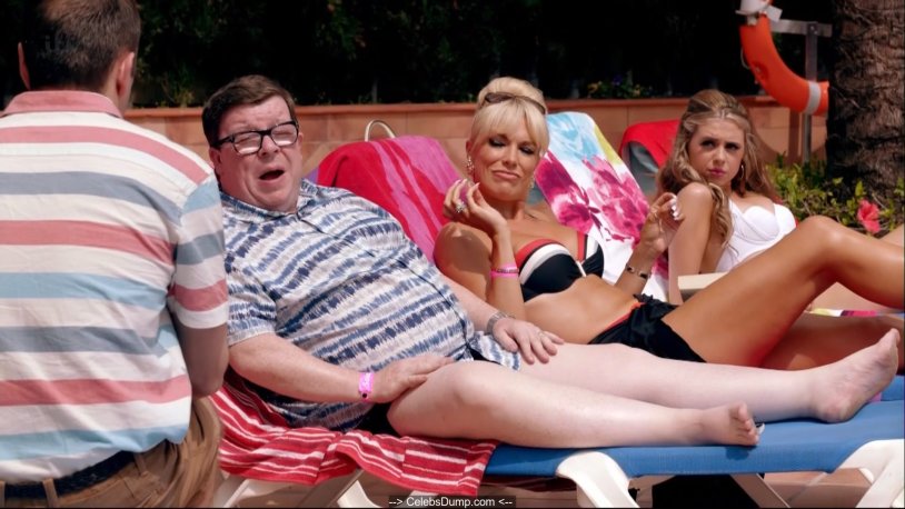 In swimsuits on the beach