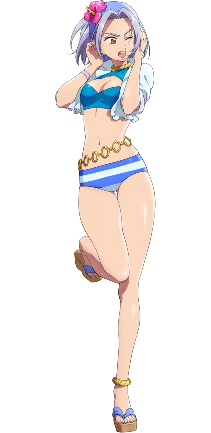 Johnny Shis with two girls