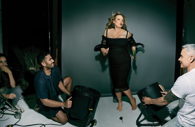 Sofia Vergar in a swimsuit