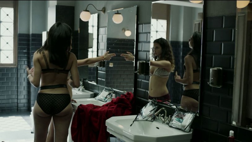 Ursula Korbero in Lower Lingerie Paper House