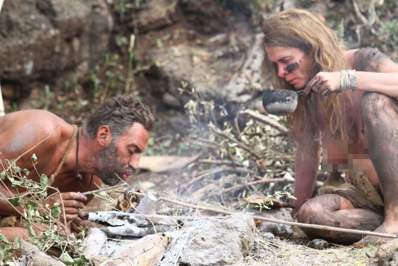 Melissa Miller naked and frightened