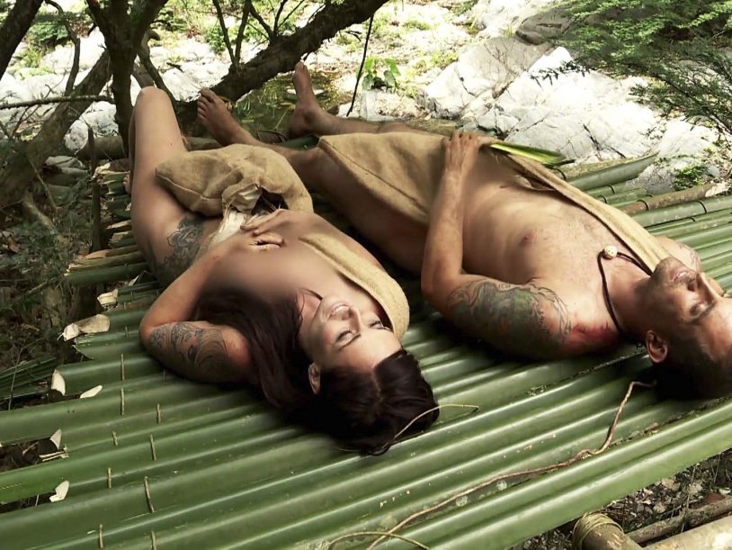 Naked and frightened without censorship