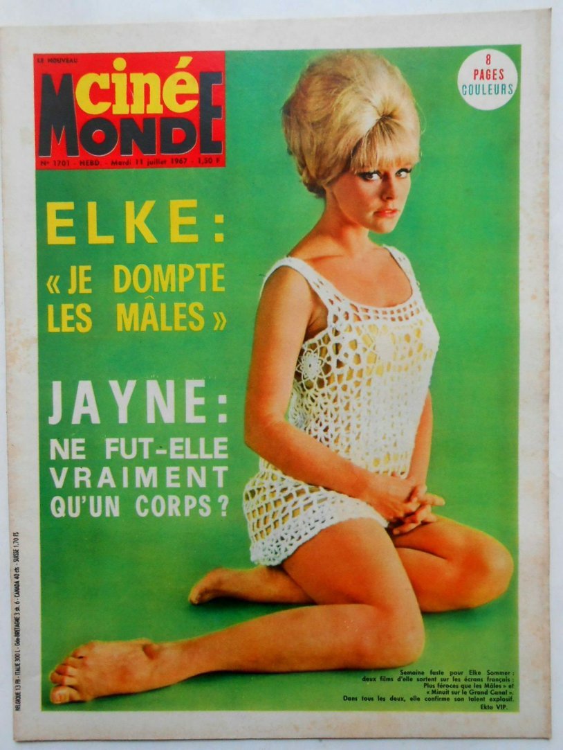 Elke Zommer in stockings