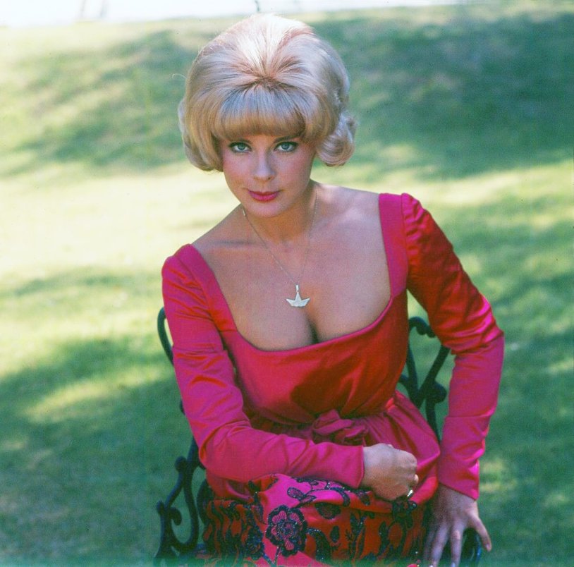 Elke Zommer in a swimsuit