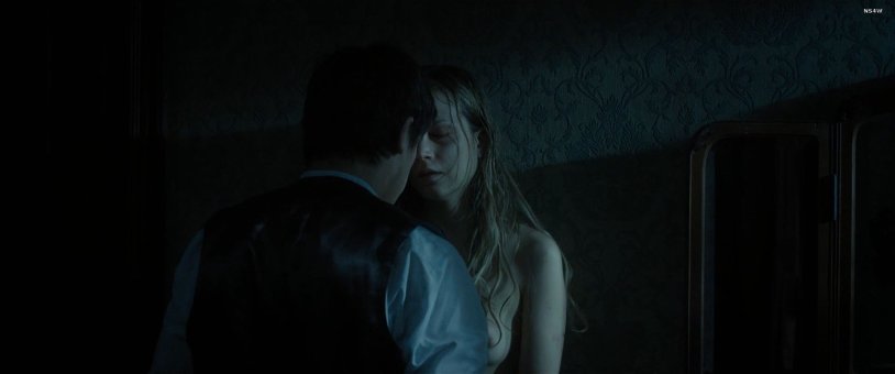 Sylvia Hux without panties