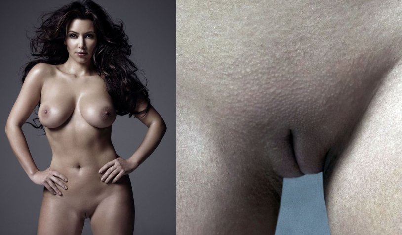 Kim Kardashian without Photoshop Naked