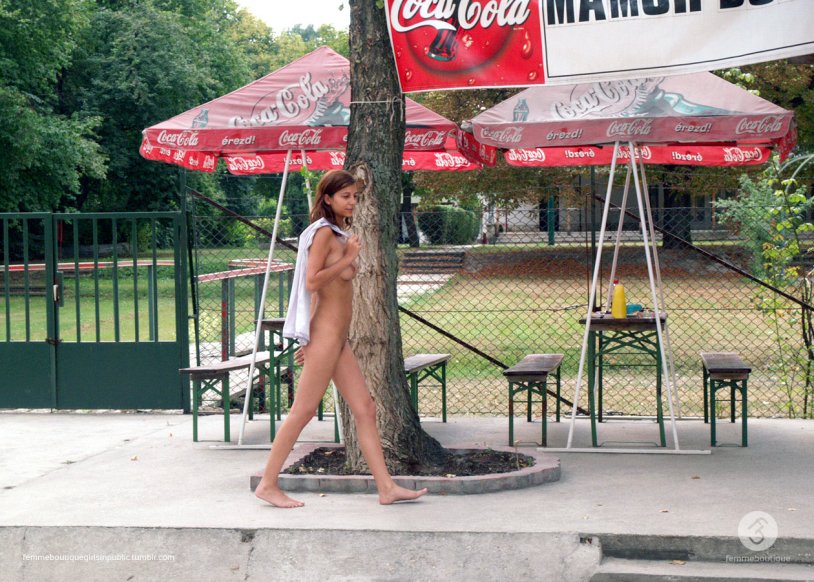 Katerina Pavlikova naked in public