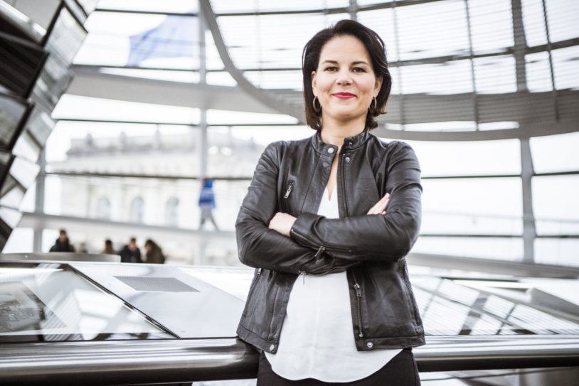 Annalena Baerbock Licking Finger