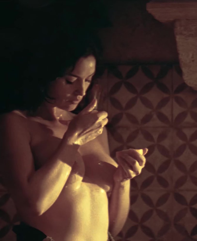 Naked Monica Bellucci in Malena's film
