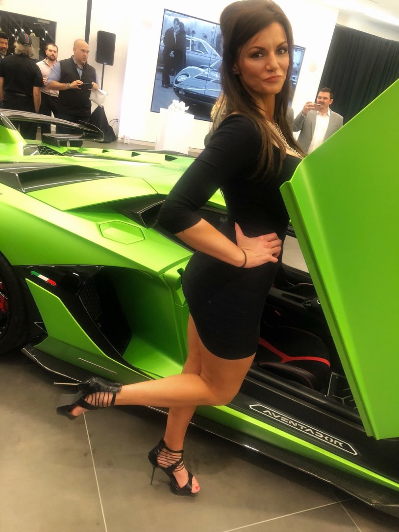 Bekki bandini in dress