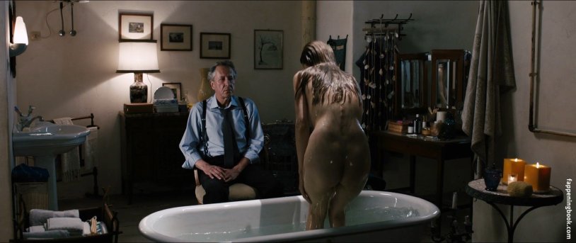 Sylvia Hux in a swimsuit