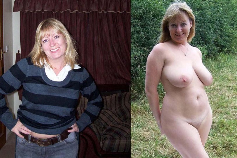 Naked mothers dressed and stripped