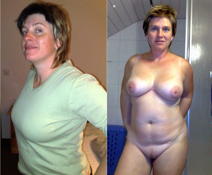 Vagina dressed striped old women