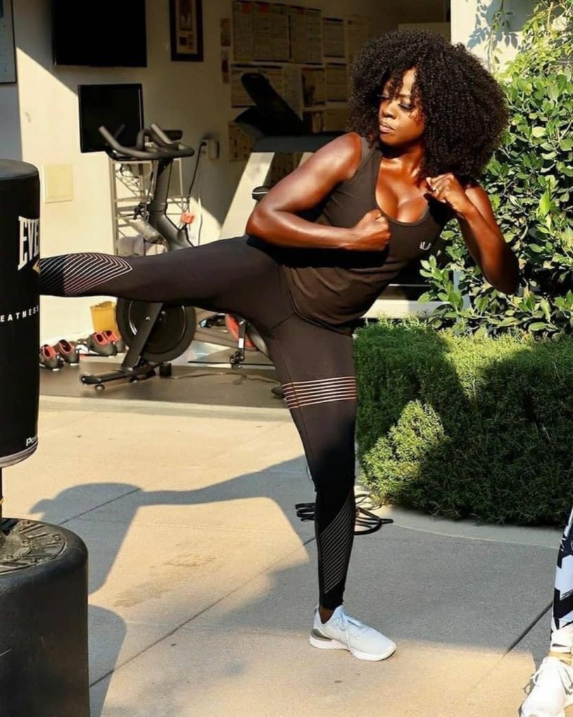 Viola Davis in a swimsuit