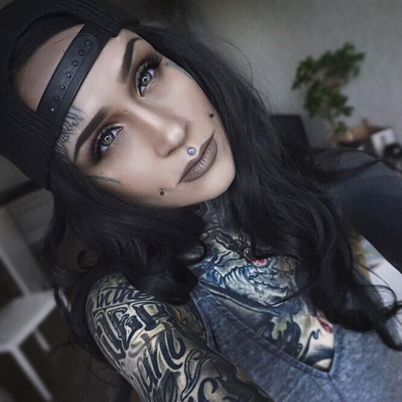 Tattoo model Monami Frost (Irena Straume)
