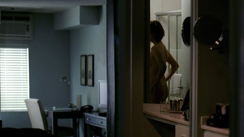 Naked Sharon Stone in the film Basic Instinct 1992