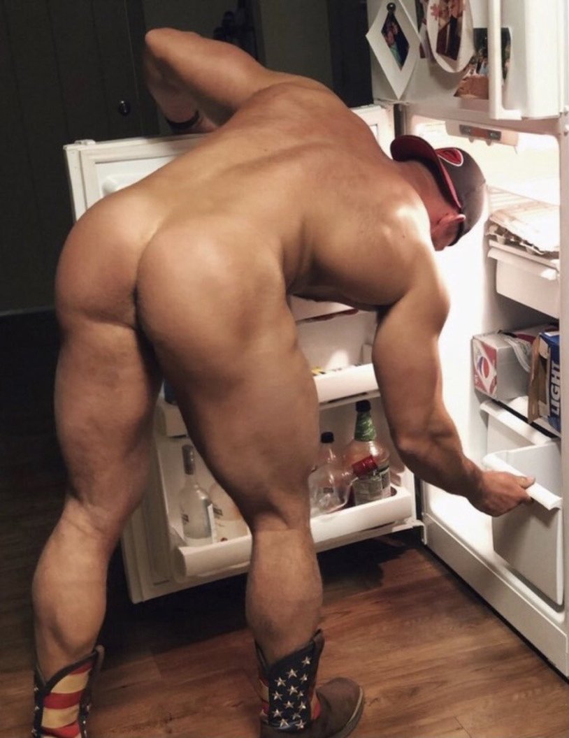 Naked in the gym large ass