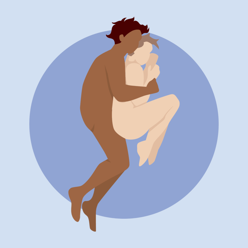 Pressed her ass against the guy