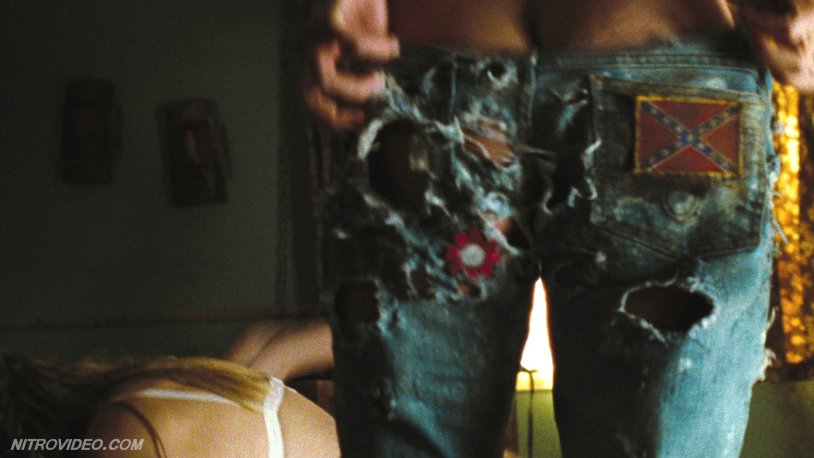 Burnts of girls in jeans shorts