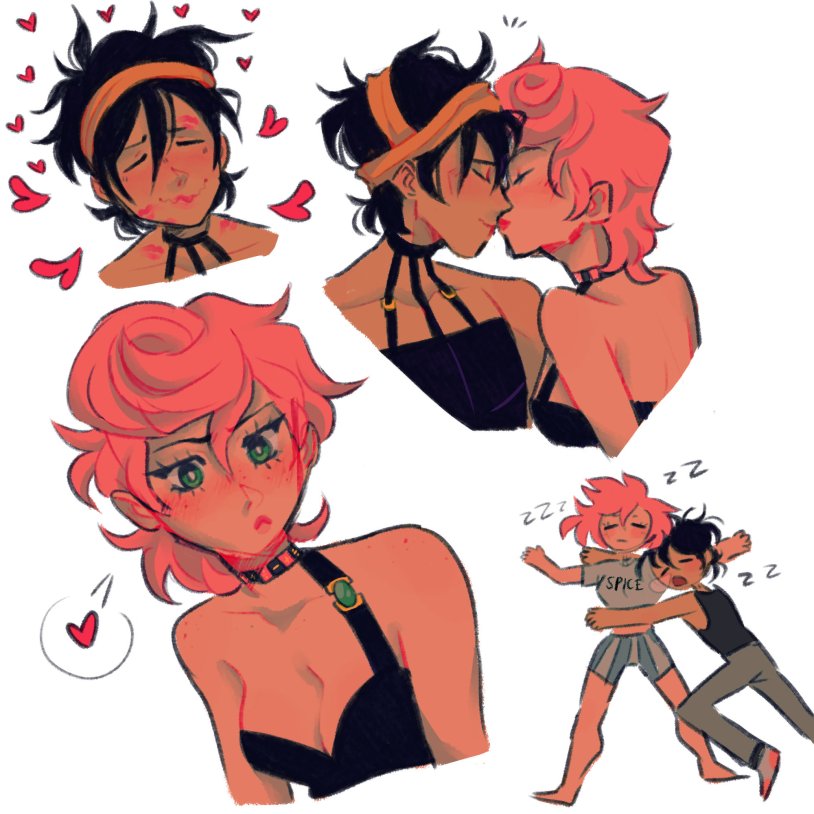 Jojo 5 Trish and Jotaro